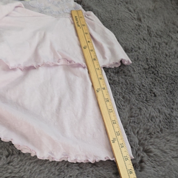 Free People Lilac Orchid Hush Lace Layered Ruffled Blouse Medium - Picture 8 of 14